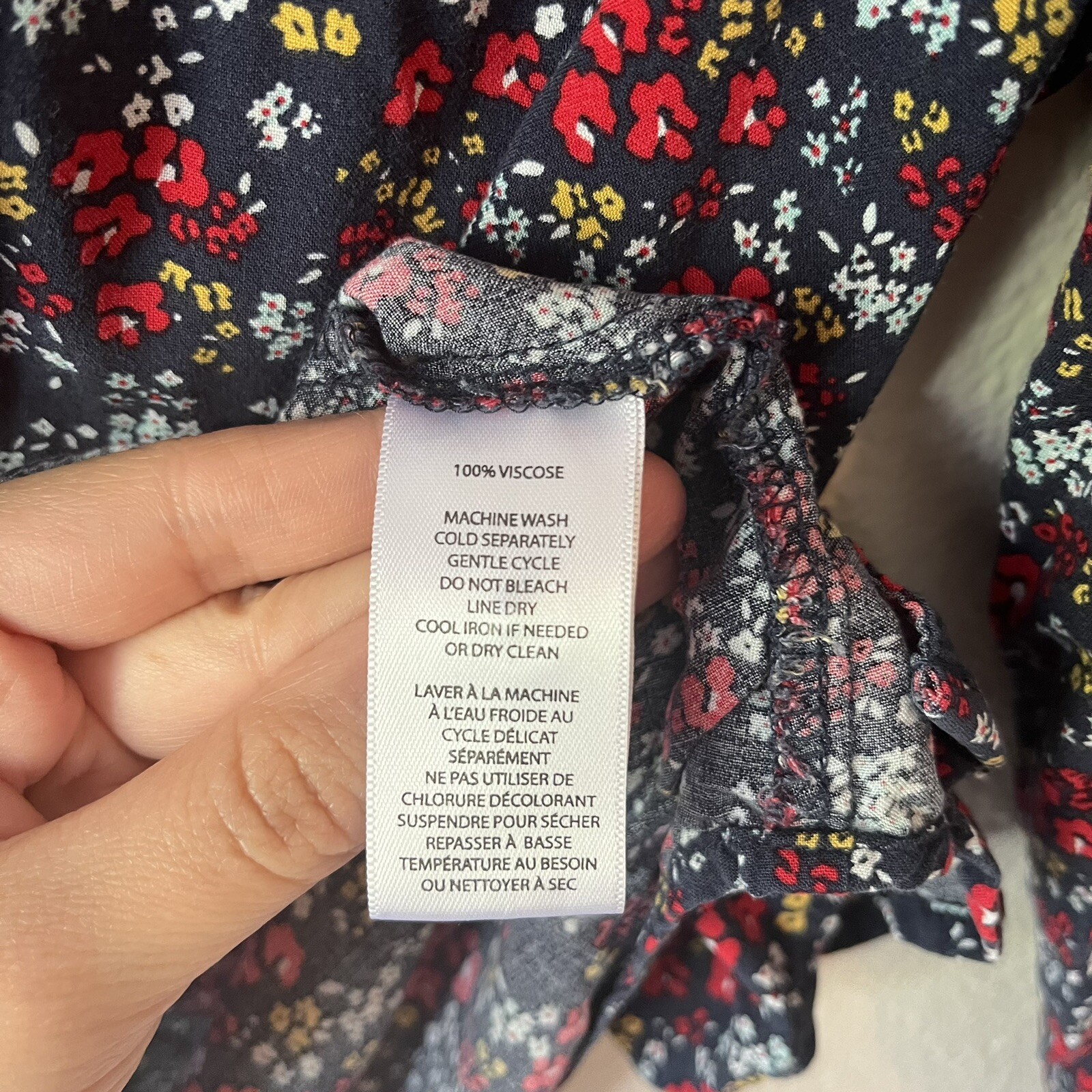 BeachLunchLounge Floral Pattern Button Down Top S… - image 5