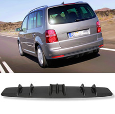 Heckdiffusor Hecklippe Diffusor Heckansatz Heckspoiler 7 Finnen Für VW Touran 1T