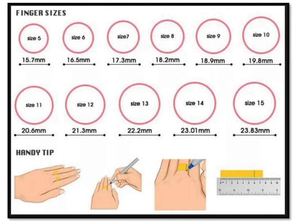 Anillo grande radiante simulado rubí plateado para mujer talla 7 ⭐️ Foto 3 de 3