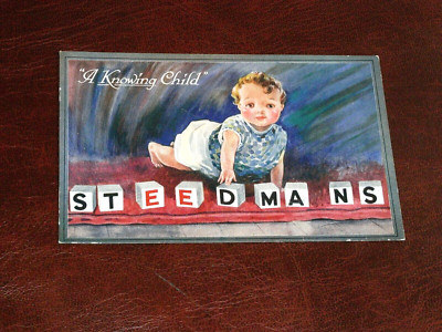 ORIGINAL WERBEPOSTKARTE - STEEDMANS - EIN WISSENDES KIND.