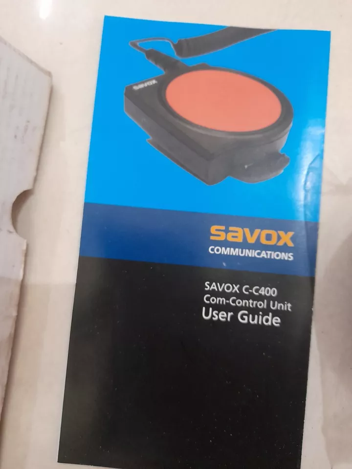 SAVOX PUSH TO TALK UNIT H01 400H/WARIS L40192 PTT ADAPTER FREE DELIVERY - Image 3 of 3