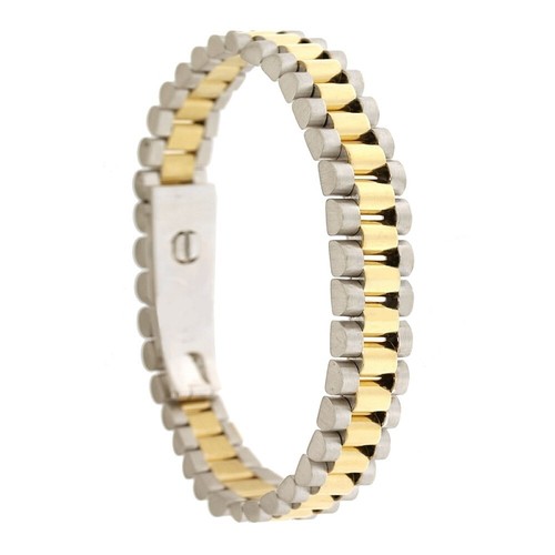 Bracelet élastique En Or Jaune 18kt 750/1000 - Longueur Ajustable 18-21 Cm - Neuf Avec étiquettes