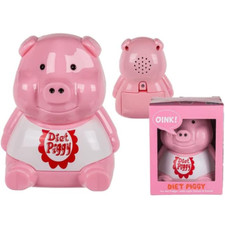 Diet Pig Piggy Fridge Alarm With Light Sensor & Sound Grunts at You Weight Loss