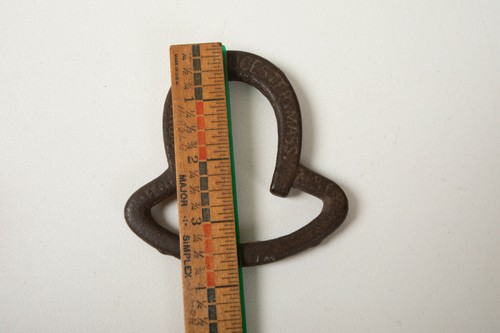 Goodluck Horseshoe Hammock Hook (B3B) Union Web Gloucester Mass (JSF6) Trivet - Picture 9 of 9
