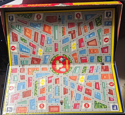 DRAGNET. Complete Vintage Board Game. --- 1955 --- by Transogram. - Bild 4 von 8