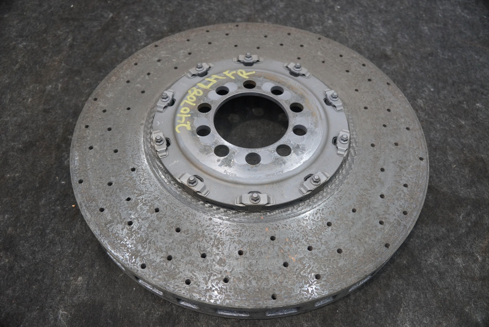 Front Disc Brake Rotor Brembo Carbon Ceramic 340550 Ferrari 488 Challenge 2018