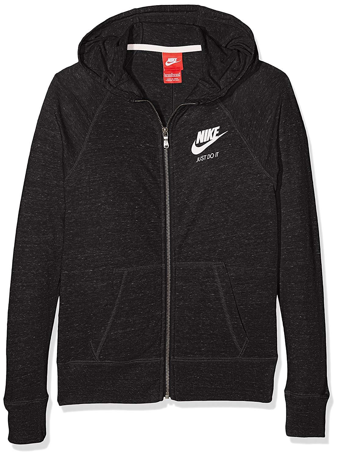 nike girls black hoodie