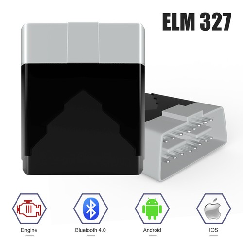 ELM327 Bluetooth Coche Diagnóstico OBD2 Escáner Lector de Código Herramienta Para Android IOS - Imagen 1 de 13