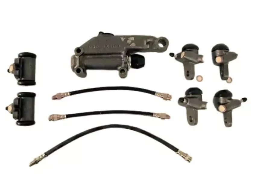 For 1946-1954 Plymouth Savoy Wheel Brake Master Cyl & Flexible Hoses Rebuild Set - Image 2 of 3