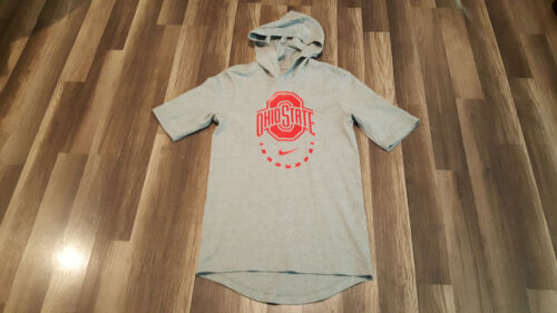 NIKE OHIO STATE men's gray Short Sleeve Hooded Small Size t shirt - Picture 1 of 11