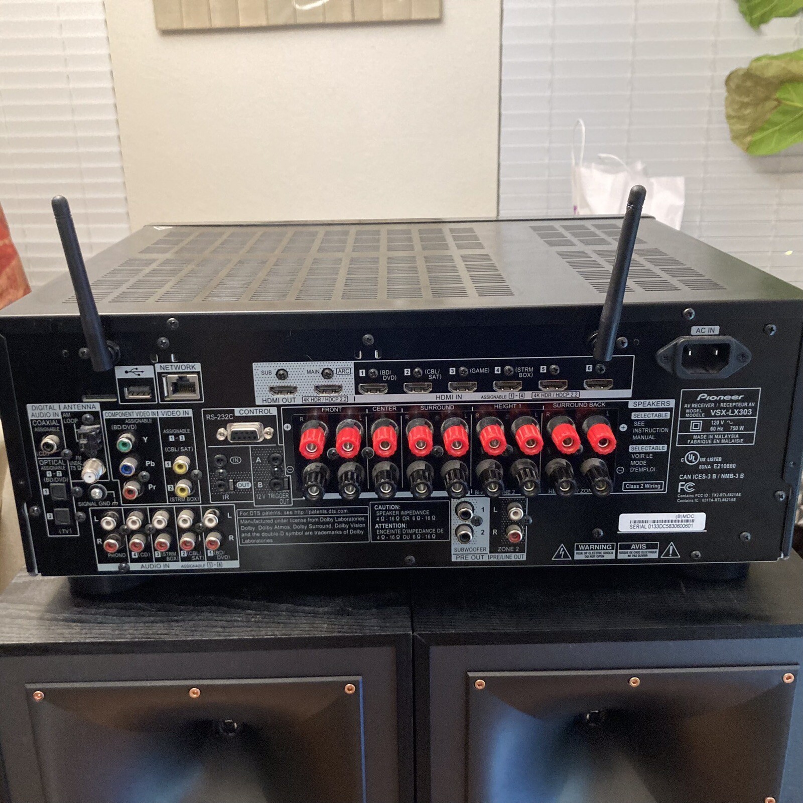 Pioneer Elite VSXLX303 9.2 Channel AV Receiver 4K HDR Dolby
