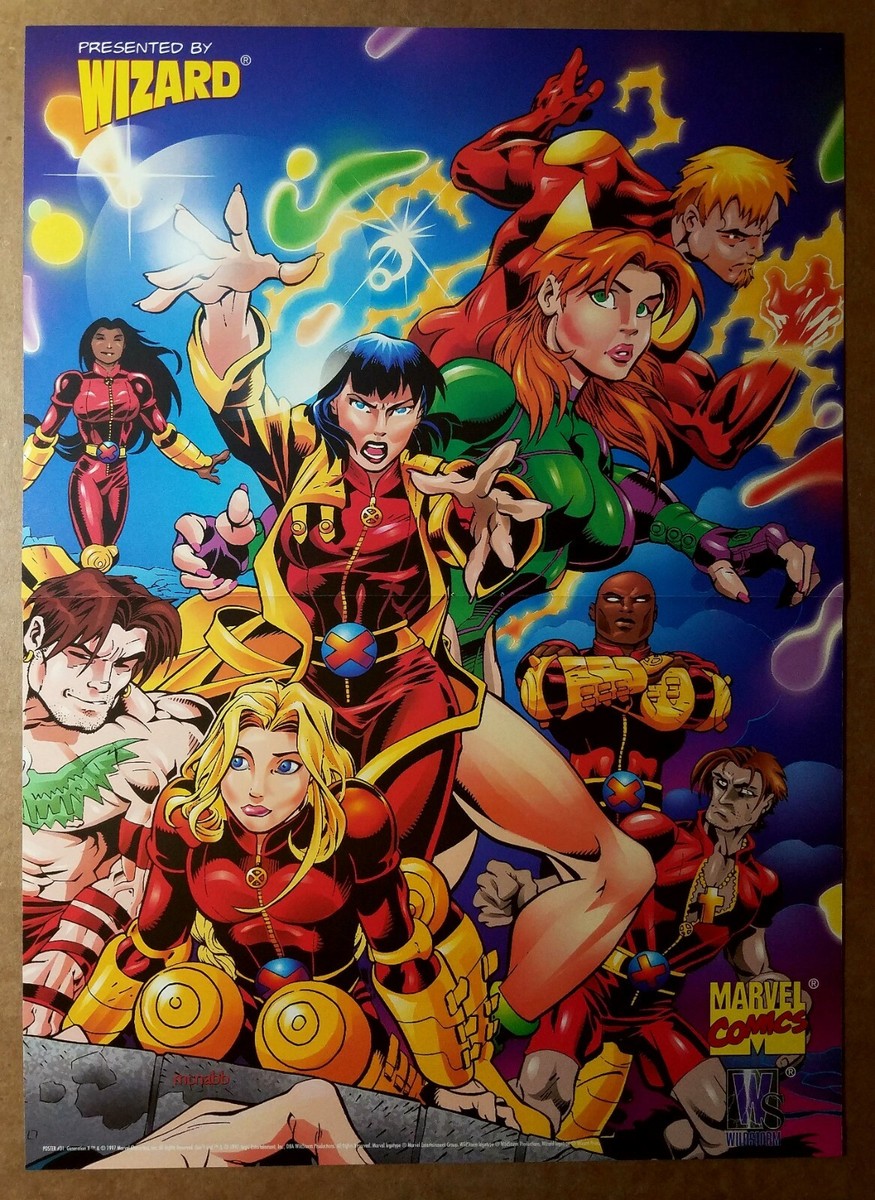 Generation X Gen13 Marvel WildStorm Comic Poster by Salvador