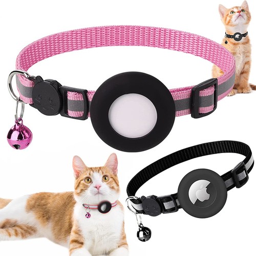 AirTag Dog Cat Collar Reflective Belt Air Tag GPS Anti-lost Tracker GPS Devices - Picture 12 of 22