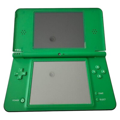 任天堂　DSLL green NINTENDO DSl LL XL Green Console Stylus Charger w/Box