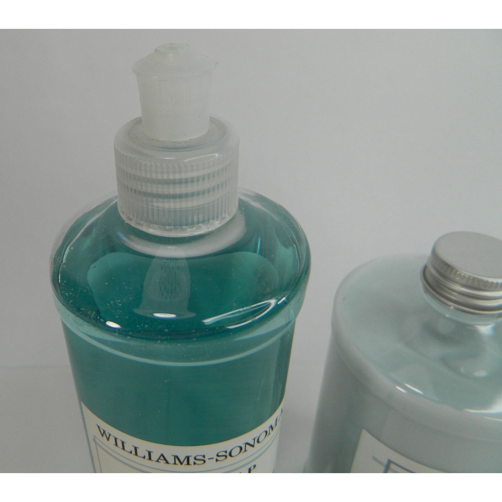 Williams Sonoma Fleur De Sel Dish Soap 16 Fl Oz & Hand Lotion 16 Oz