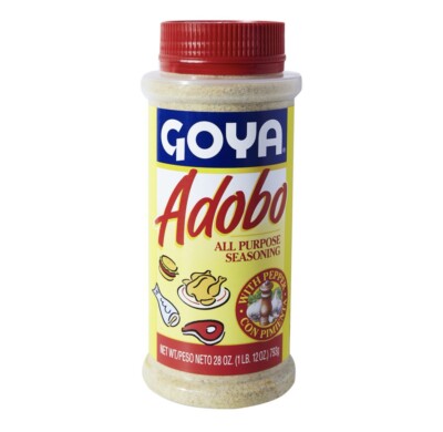 Goya Adobo All Purpose Seasoning with Pepper Extra Large 28 oz Shakeable Cani...