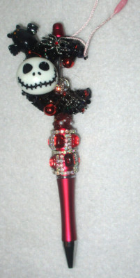 HP22 Nightmare Before Christmas Inspired Hand Made Jack Ballpoint Ink Pen NEW