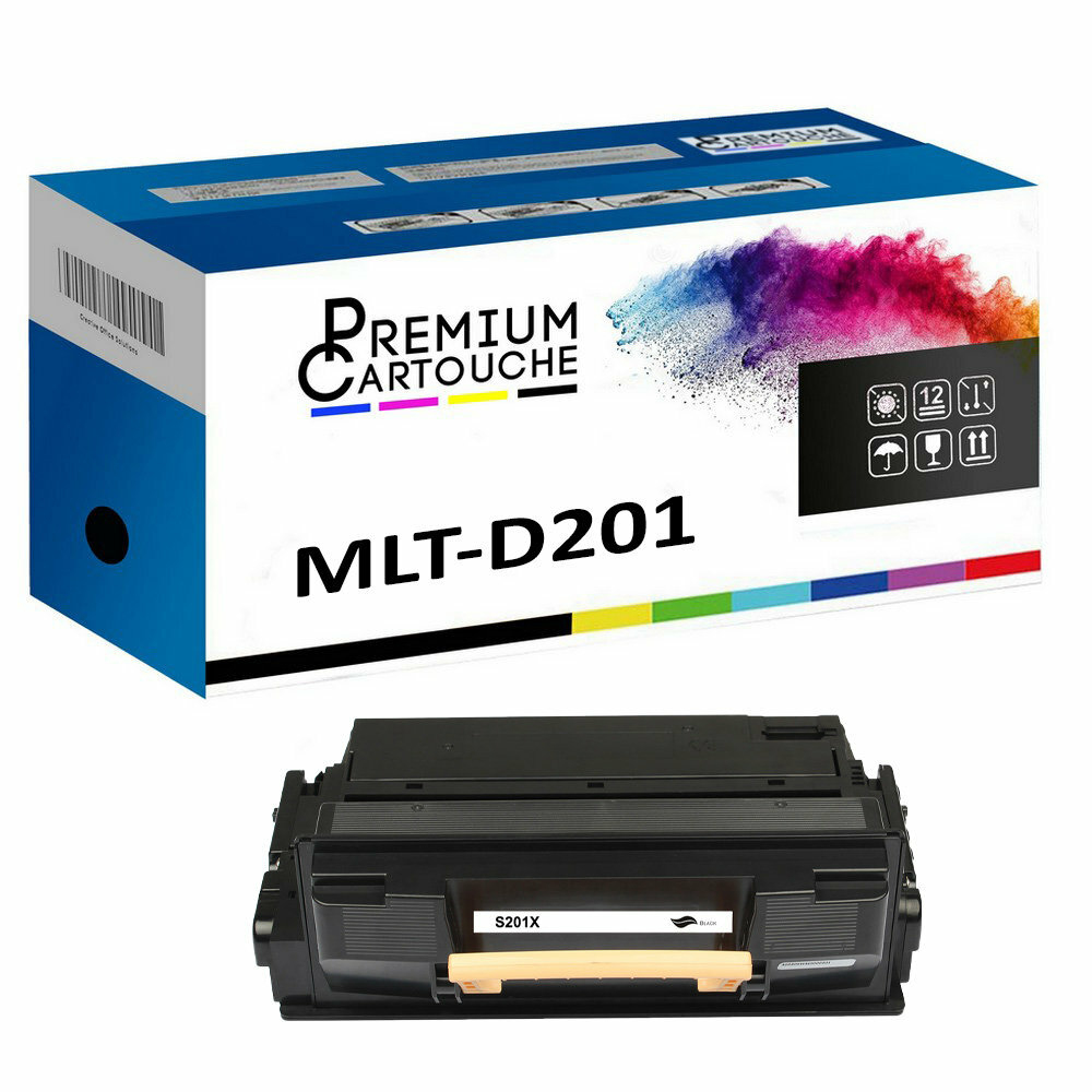 Cartouche toner MLT-D201L XAA noir compatible pour imprimante laser Samsung