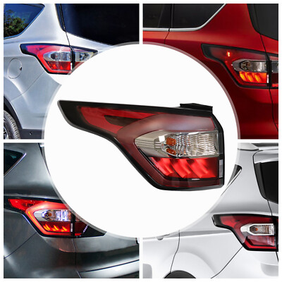 Left Driver Side For Ford Escape 2017-2019 LED Outer Tail Light Rear Brake Lamp