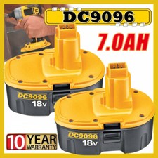 2 PACK 18V For Dewalt 18 VOLT XRP DC9096 DC9098 NiMh Battery DC9099 NEW 7.0AH