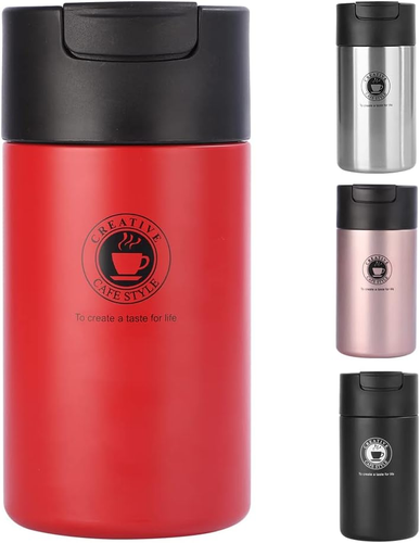 Vacuum Coffee Mug with Stainless Steel Travel Mugs Hot Cold Leak Proof Water Bot