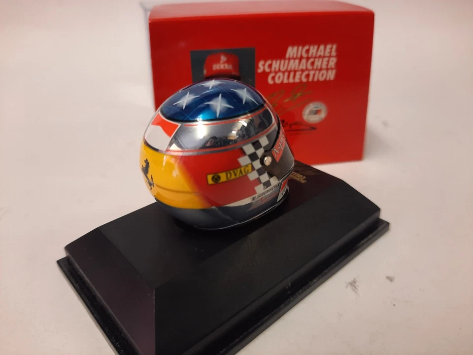 Minichamps Michael Schumacher Ferrari helmet Suzuka 1998 1/8 510387803 - Immagine 2 di 4
