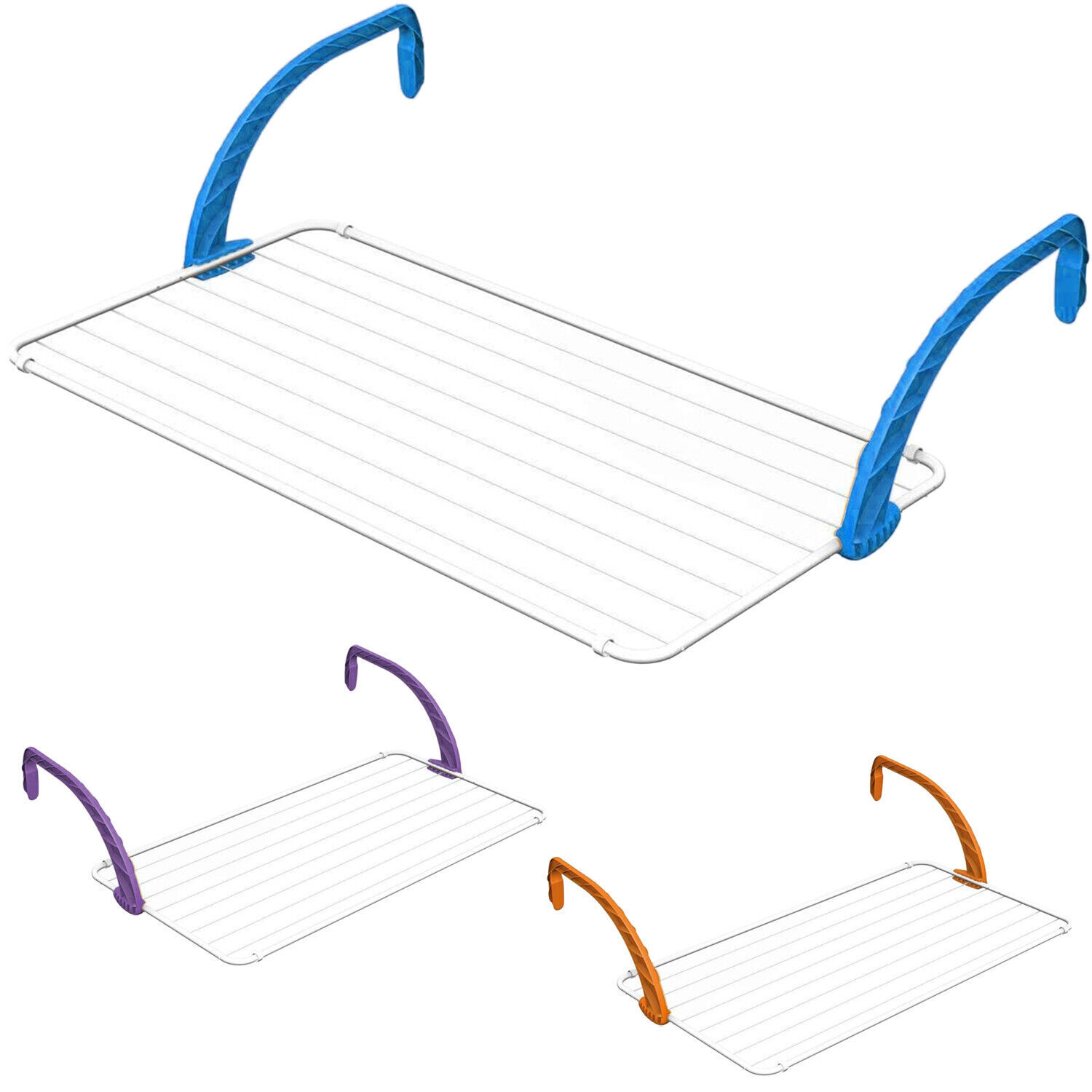 Stendino da Balcone Polar Stendibiancheria Gimi con Manici Resistenti Regolabili