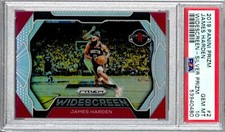 2019-20 Panini Prizm Widescreen Silver Prizm James Harden 2 PSA 10 GEM Pop 4