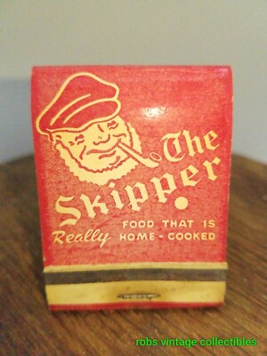 Matchbook The Skipper Manhattan New York Vintage Restaurant Feature Advertising 