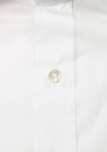 Limité Solid White Signature Shirt With French Cuffs - Picture 3 of 3