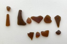 I LOVE YOU Sea Glass Natural Letter Shaped Beach Seaglass Sign Word Text USA B