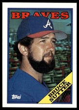 1988 Topps Bruce Sutter Atlanta Braves #155