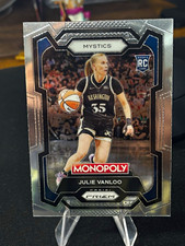 Panini 2024 Prizm Monopoly WNBA Julie Vanloo Rookie RC Mystics #34
