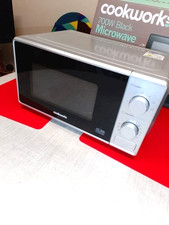 Cookworks 700W Microwave P70J17P-VB - Silver - Compact, Standard
