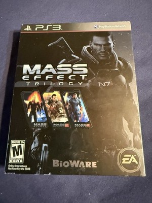 Mass Effect Trilogy PS3 (Sony PlayStation 3, 2012) Complete In Box