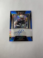 2021 Panini Select Signatures Jonathan Jones #SSP-JJO Blue Prizm /99 SP Auto