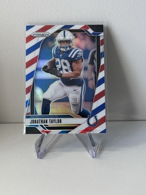 2024 Panini Prizm - Jonathan Taylor #121 Red White & Blue Prizm