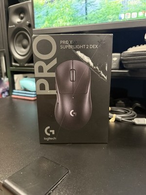 Logitech G PRO X Superlight 2 DEX Lightspeed Wireless Gaming Mouse (Black)