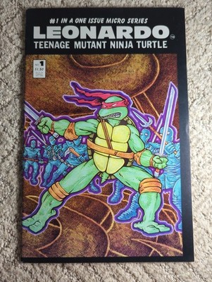 Leonardo Teenage Mutant Ninja Turtles #1 (One Shot) 1986 Mirage Comics 