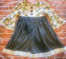 Girl  s Owls  Bats Boutique Dress Sz 7