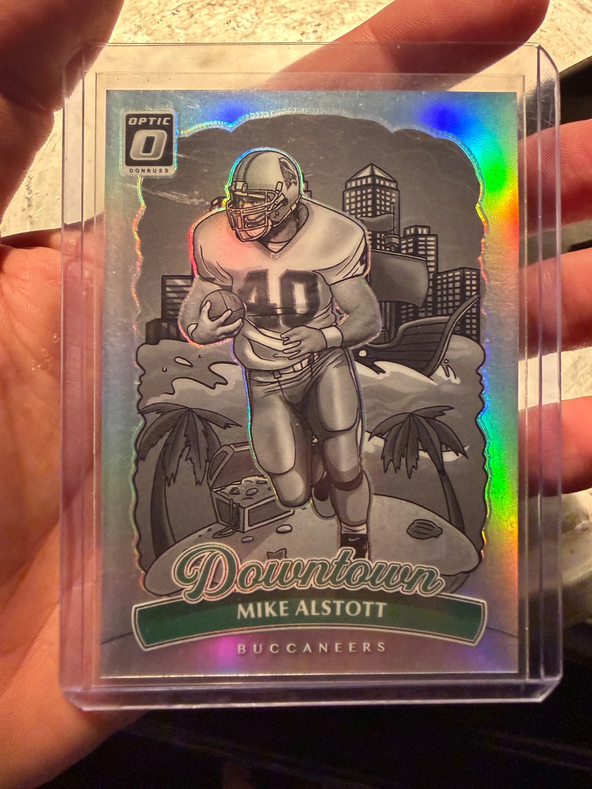 2025 Optic #7 Mike Alstott Downtown Legends