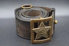 ORIGINAL WW2 officer belt RKKA M35 type 1935 Red Army Soviet USSR detail German