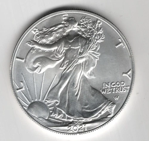 2021 W WALKING LIBERTY AMERICAN EAGLE .999 FINE SILVER DOLLAR COIN 1oz. $1 USA