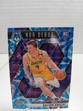 2024-25 Panini Mosaic NBA Debut Dalton Knecht #264 Reactive Blue Mosaic Prizm RC