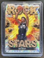 2025-26 Topps Chrome Ace Bailey Rock Stars RC Rookie SSP #RS-20 Jazz
