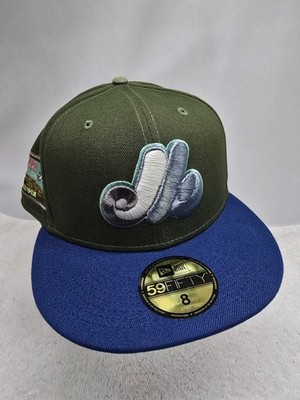 New Era Montreal Expos MLB Olympic Stadium Muscle Man 59Fifty Fitted Hat 8