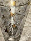 Unique Vintage Gold Leaf & Vine Wine Glasses Set Of 7 Cordial Gold Trim — photo 4