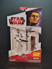 Clone Trooper Echo CW17 STAR WARS The Clone Wars TCW NEW MIB Sealed