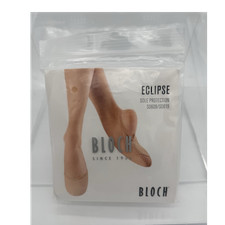 Bloch Eclipse Sole Protection Canvas Dance Half-Shoes Beige/Nude Size S