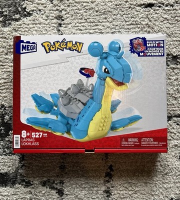 MEGA Pokemon Lapras Building Toy Kit Action Figure Build With Motion- 527pcs